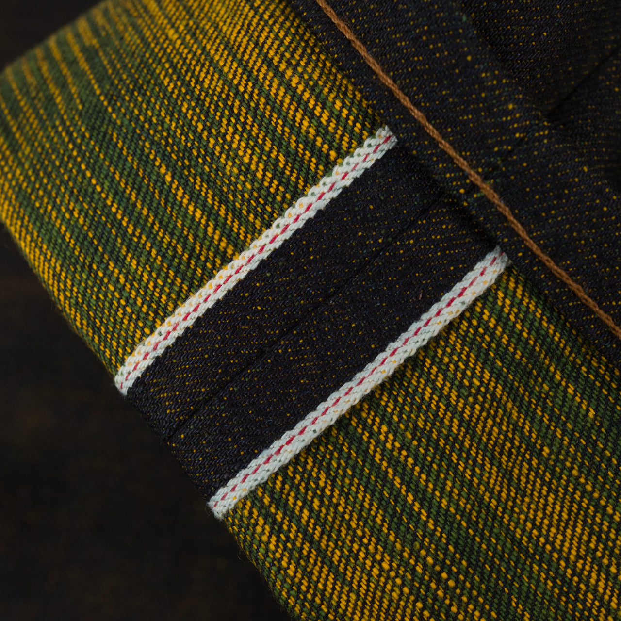 Weird Guy Citrus Kasuri Weft Selvedge