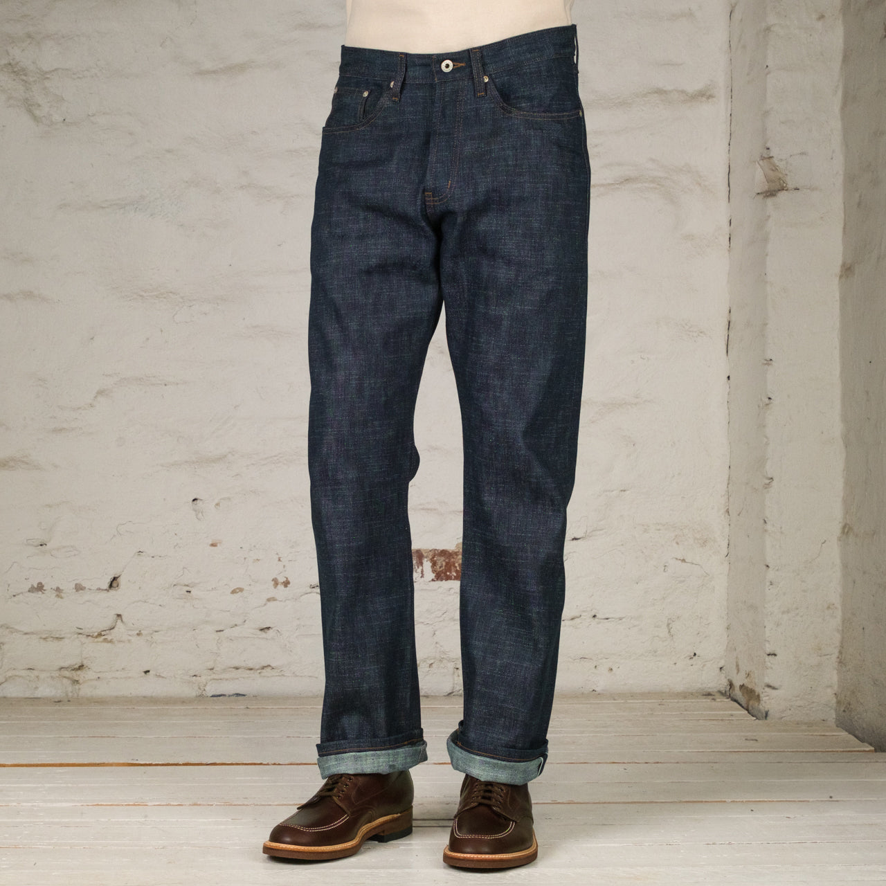 Weird Guy Greencast Slub Stretch Selvedge