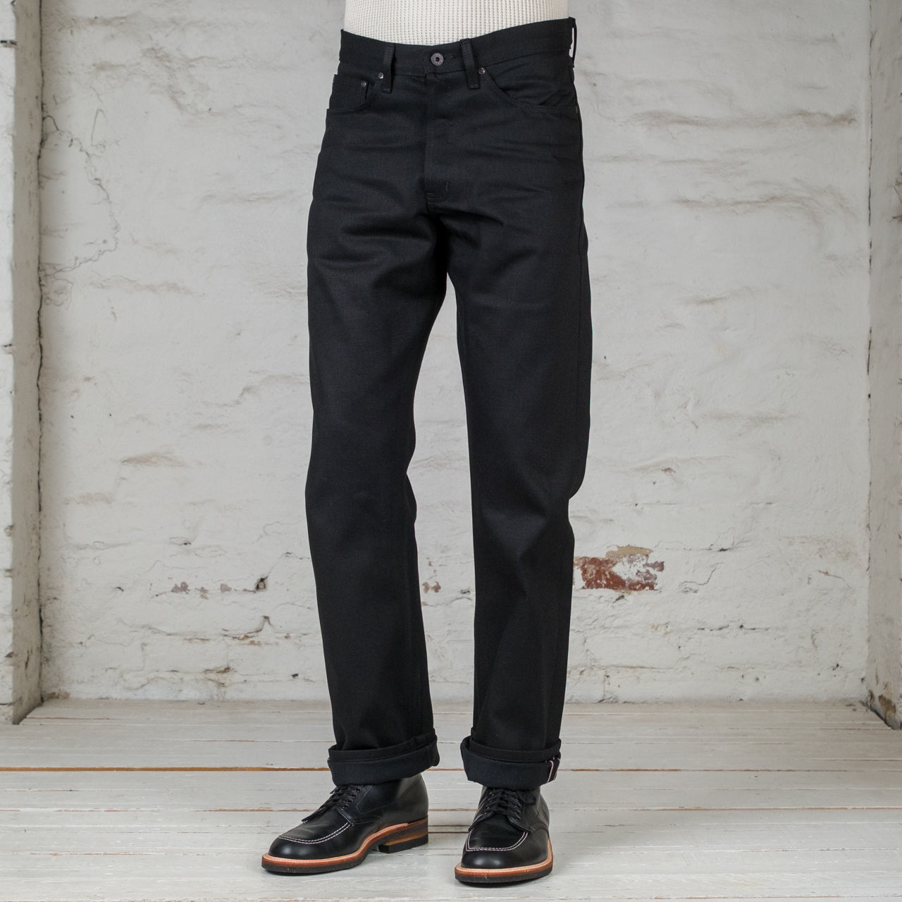 True Guy Solid Black Selvedge