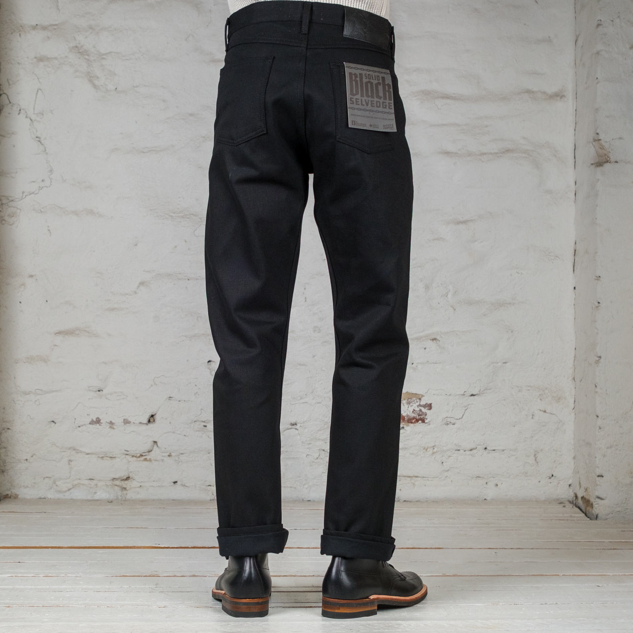 True Guy Solid Black Selvedge