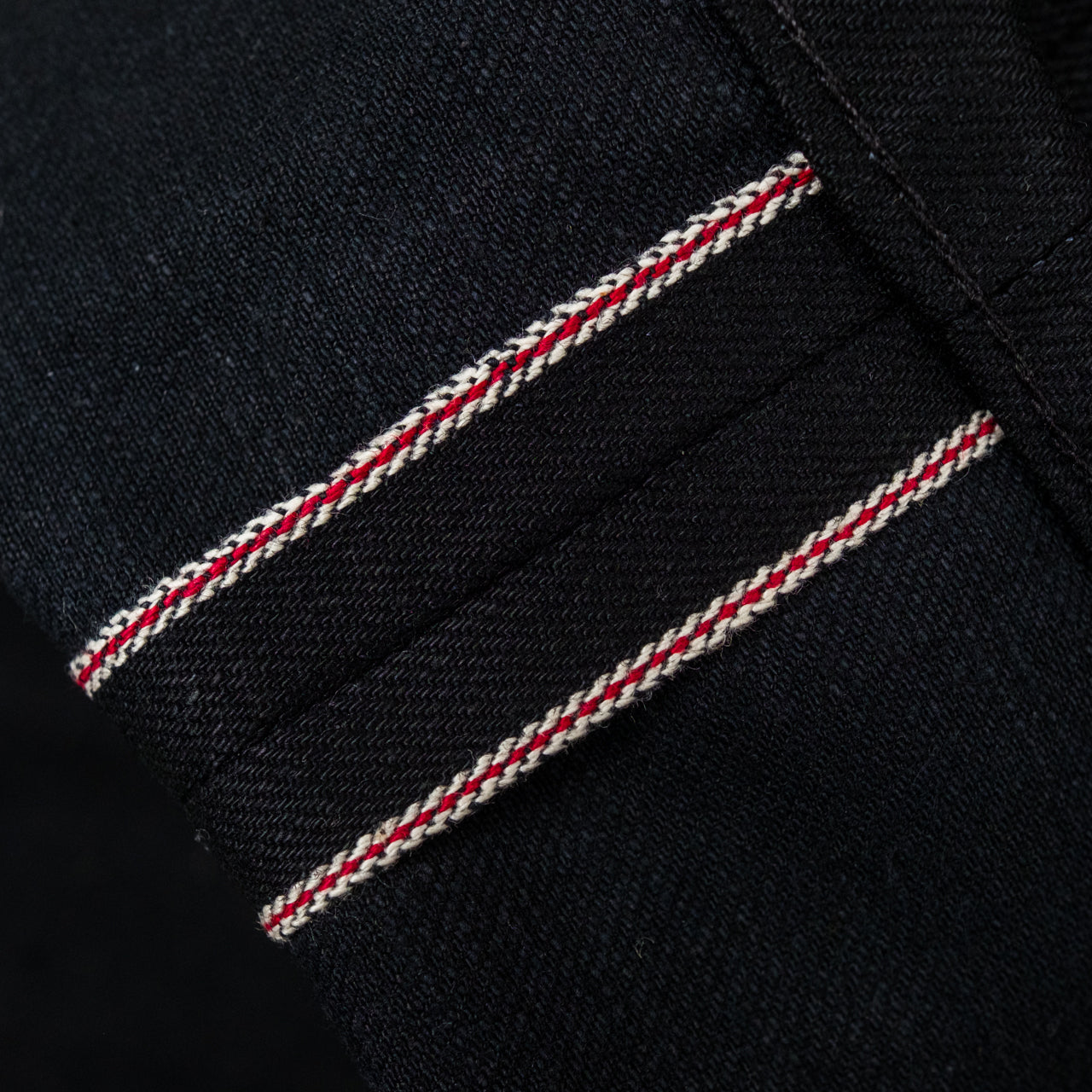 True Guy Solid Black Selvedge