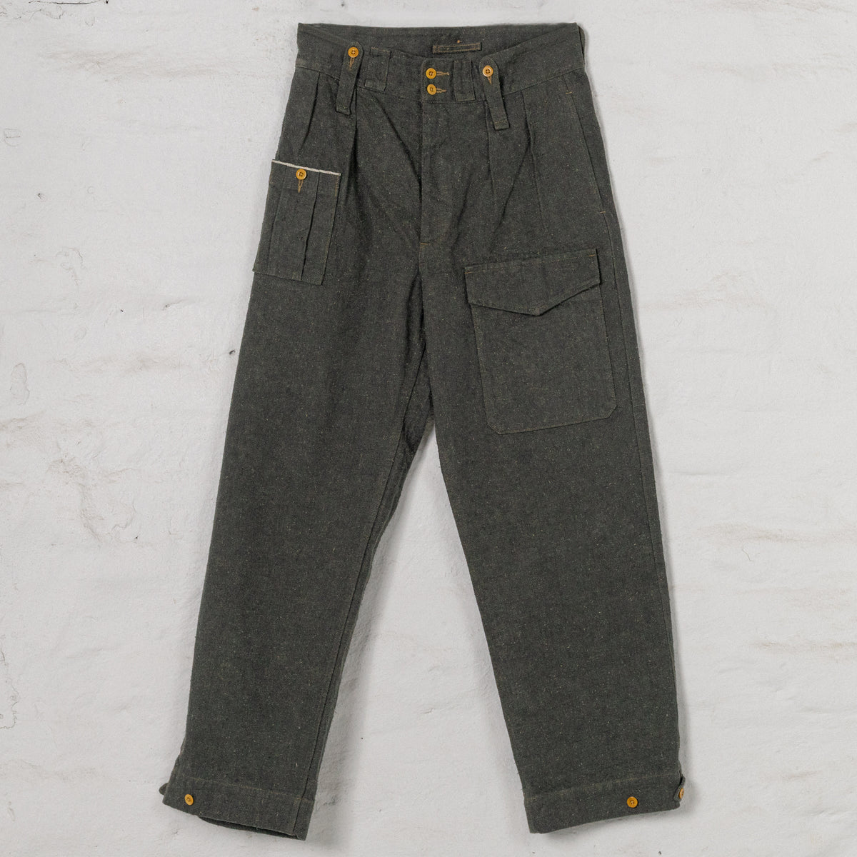 British Army Pant Loose Denim Charcoal