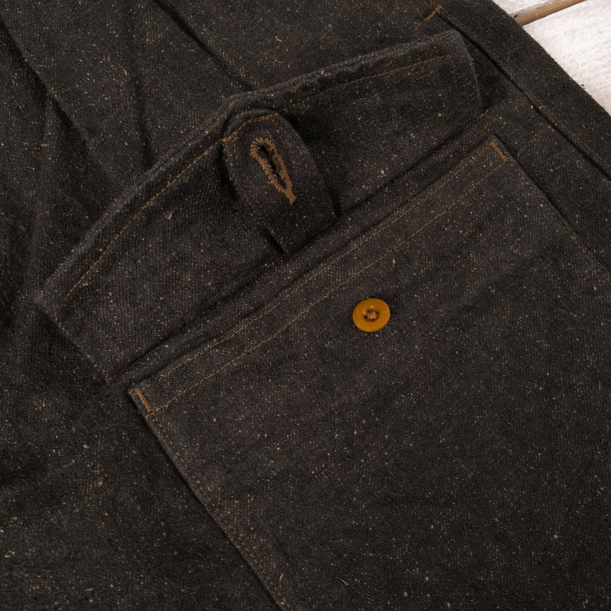 British Army Pant Loose Denim Charcoal