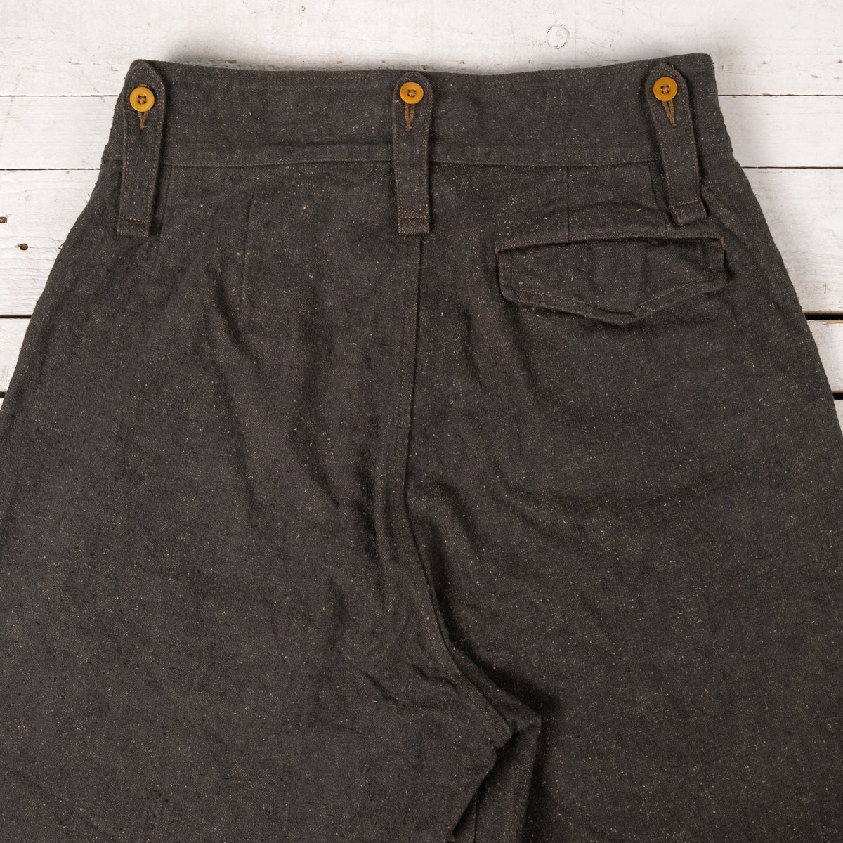 British Army Pant Loose Denim Charcoal