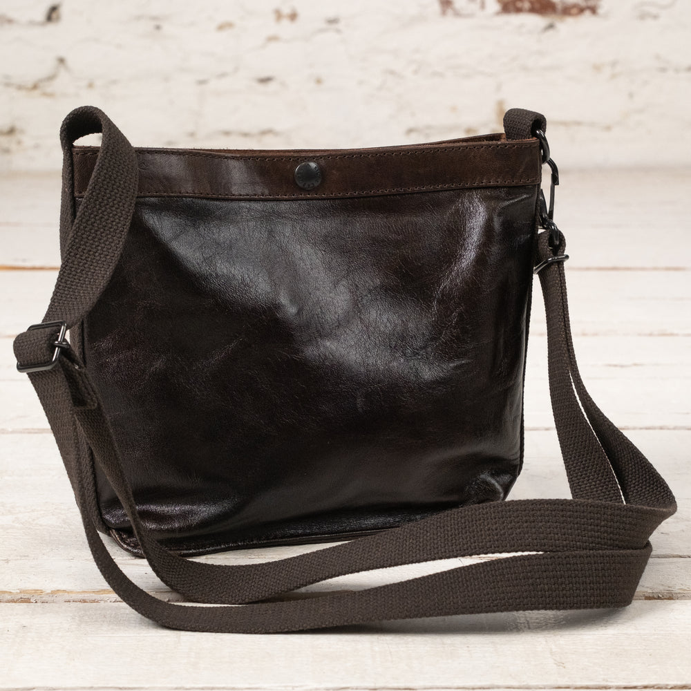 Magazine Bag Horsehide Dark Brown