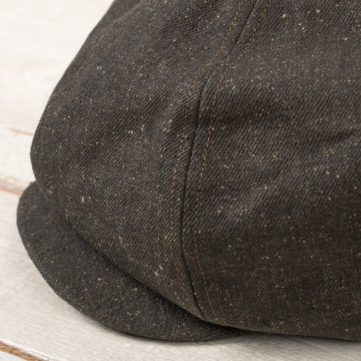 Worker Casquette Loose Denim Charcoal