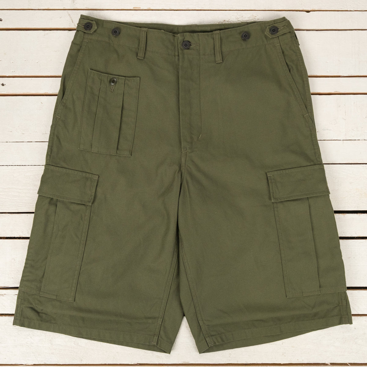 Army Cargo Shorts Dark Green