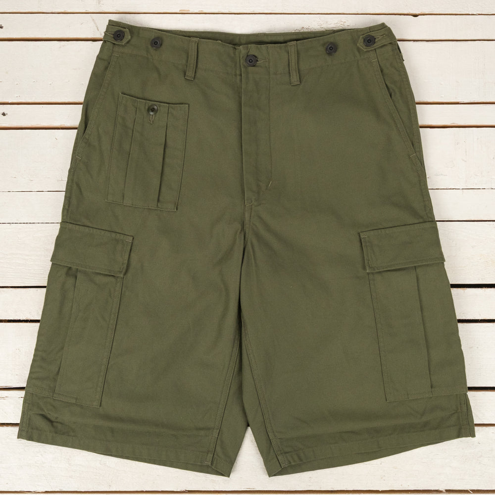 Army Cargo Shorts Dark Green