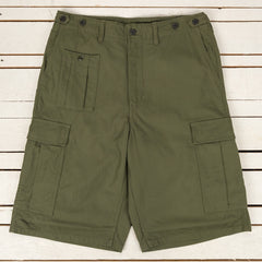 Short cargo homme vert foncé
