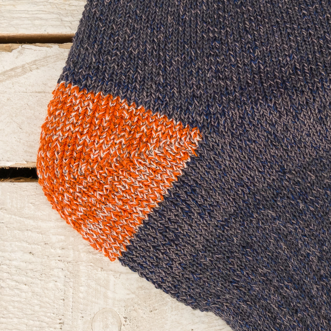 Border Socks Blue