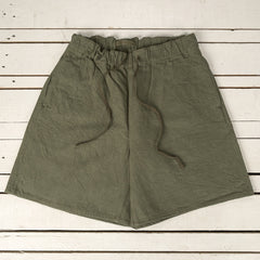 Nouveau short de sport en jean ample vert