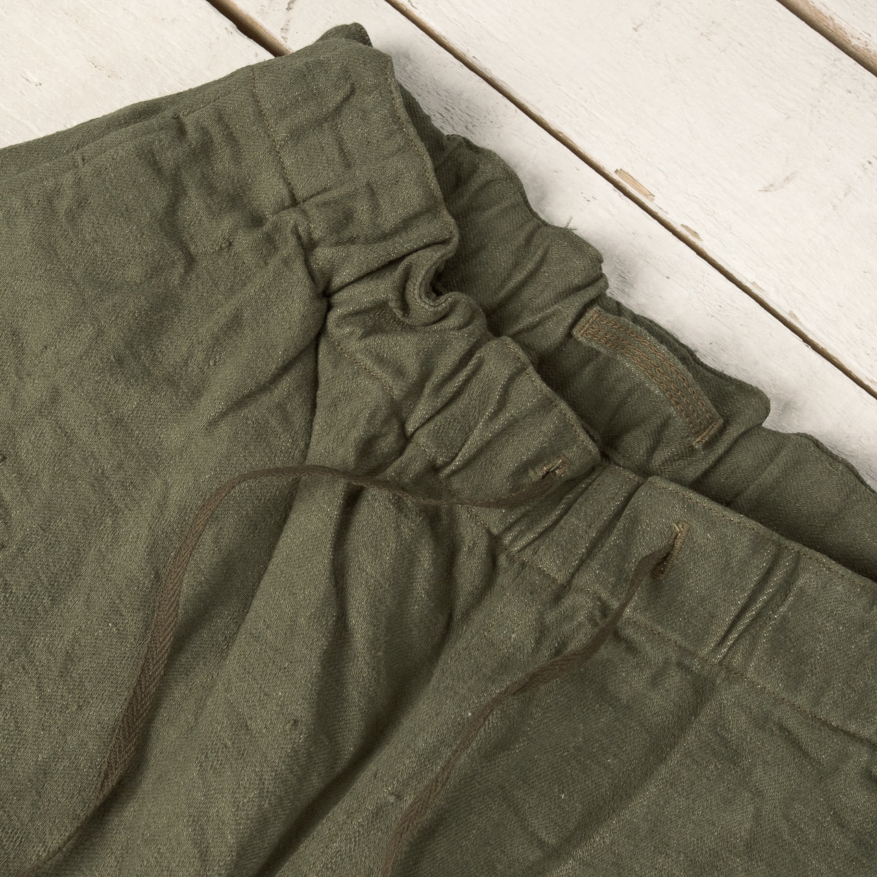 Nouveau short de sport en jean ample vert