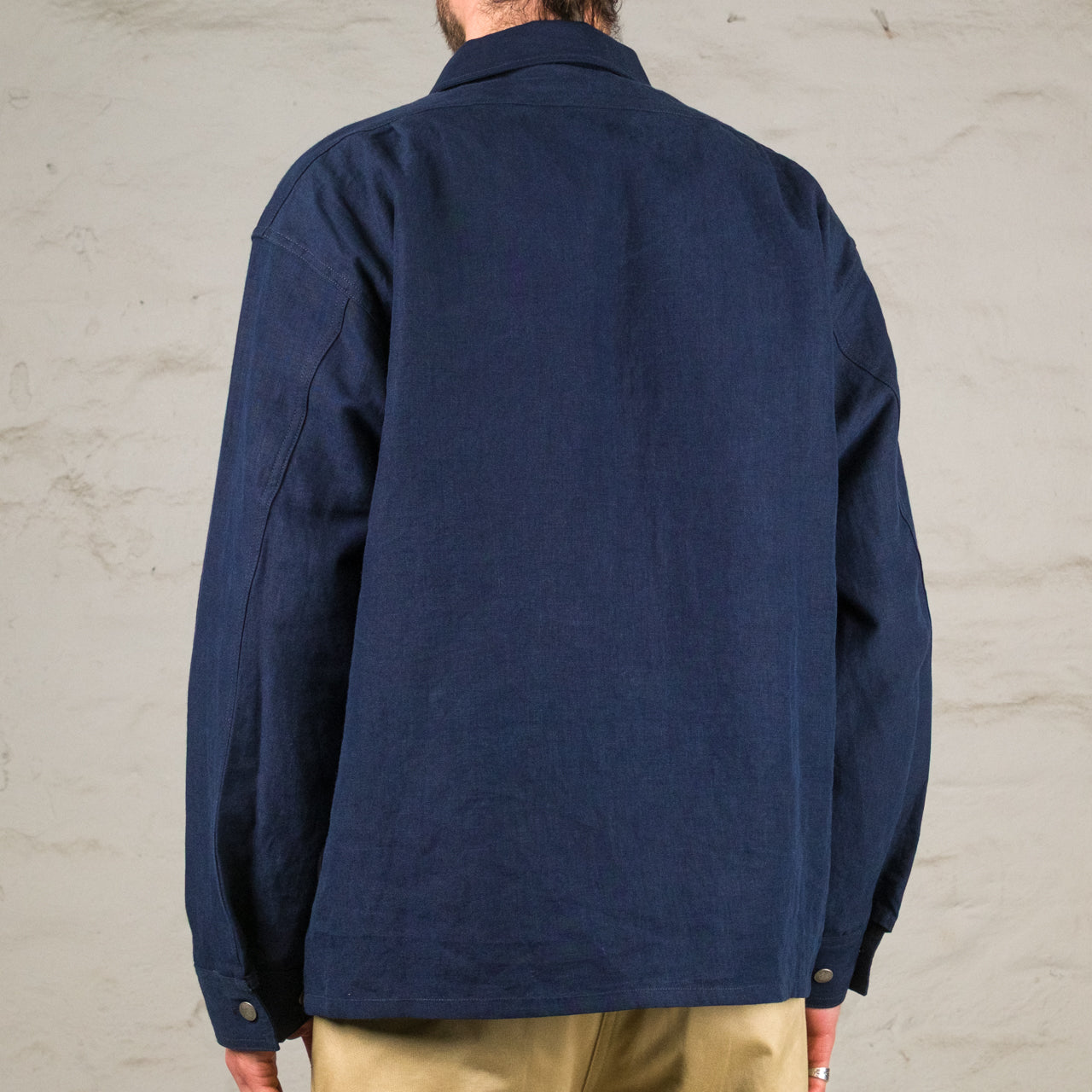 French Work Chore Jacket Navy