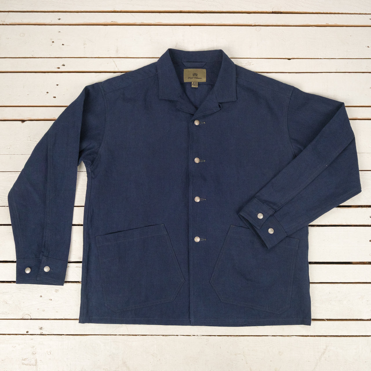 French Work Chore Jacket Navy