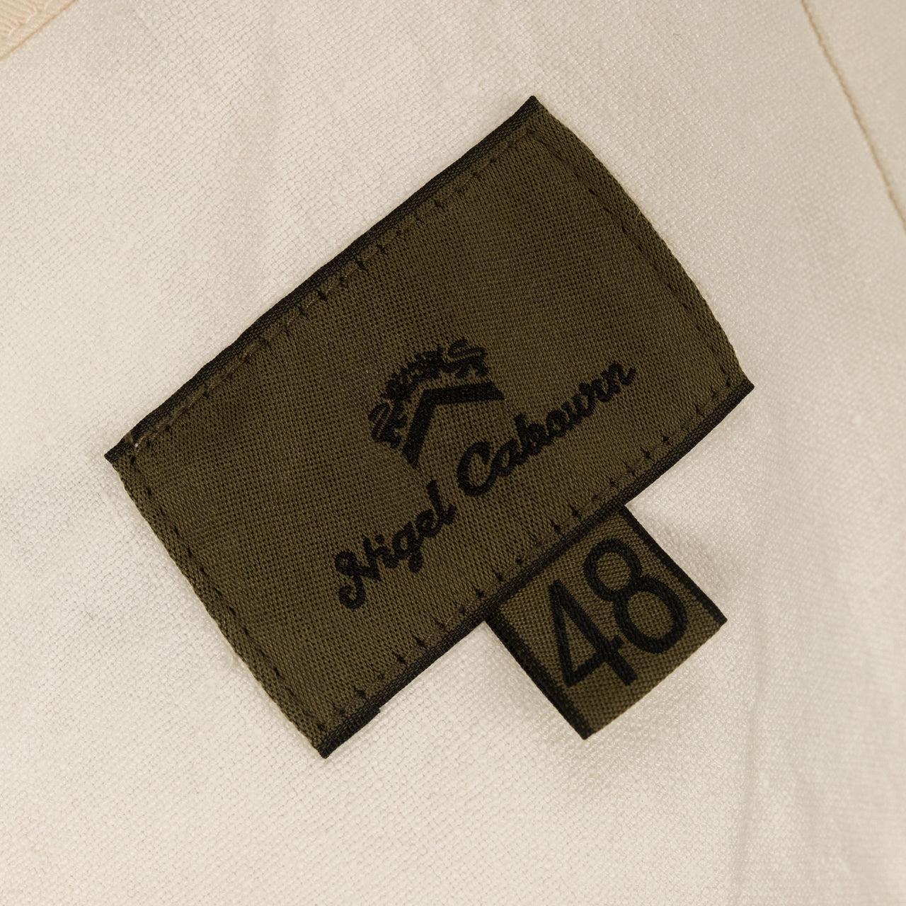 French Work Jacket Hemp Canvas Off-White