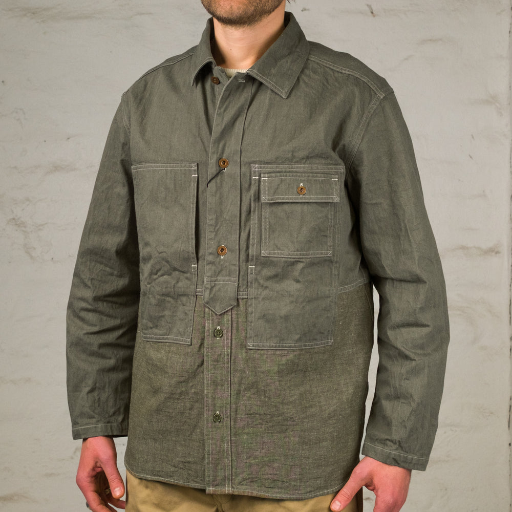 Utility Shirt Type2 10 oz. Denim Green