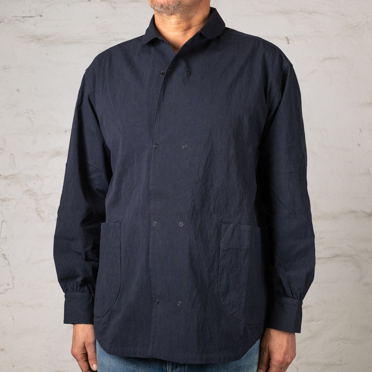 Double Chest Shirts Navy