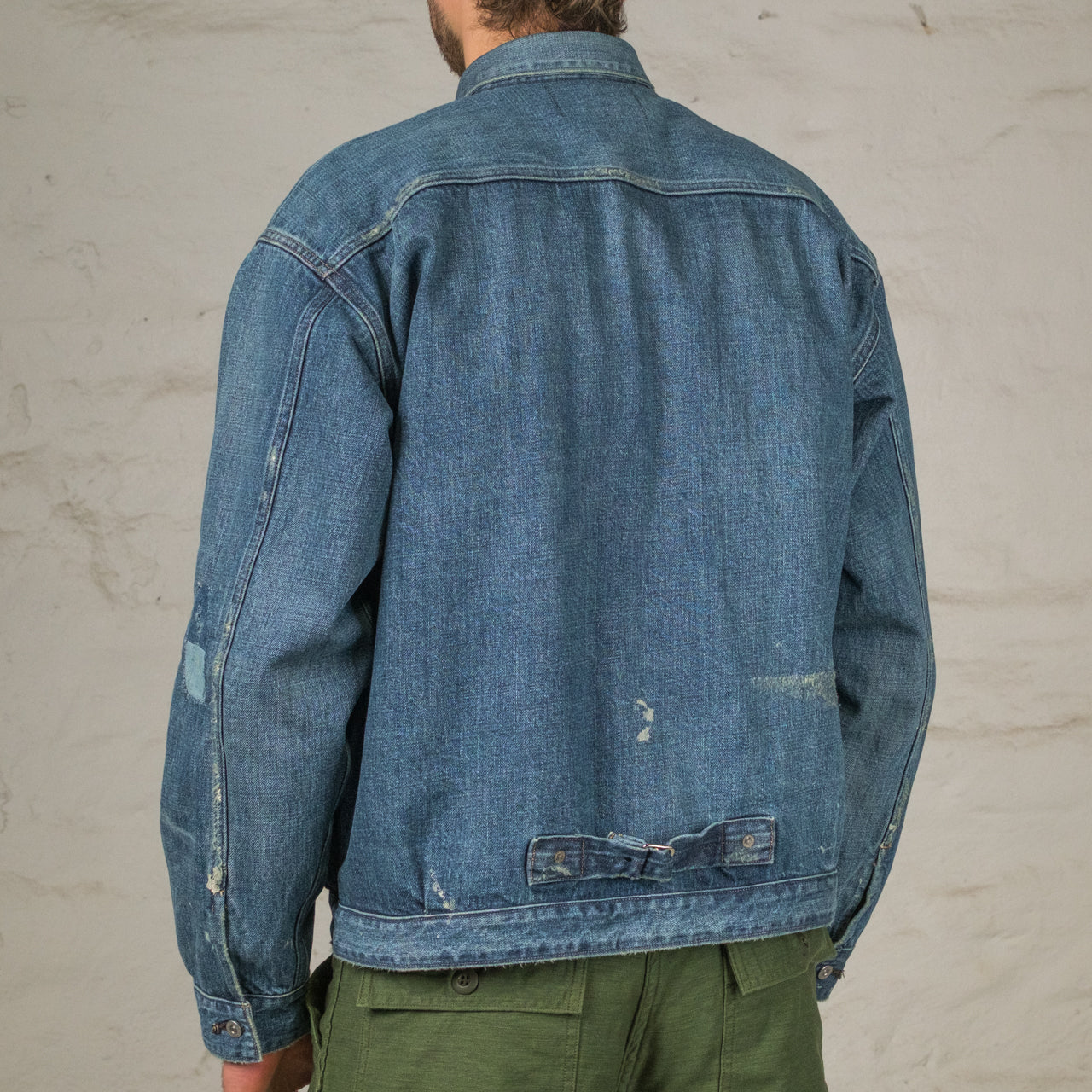 Veste en jean à une poche Scar Face & Paint