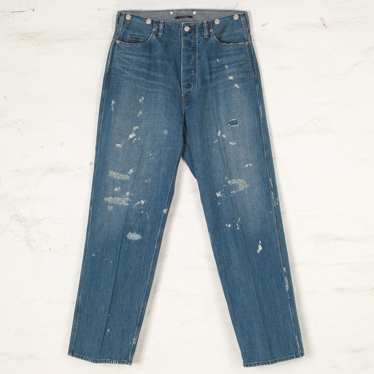 Jean Taille Haute Ceinture Amovible « 990 » Scar Face & Paint