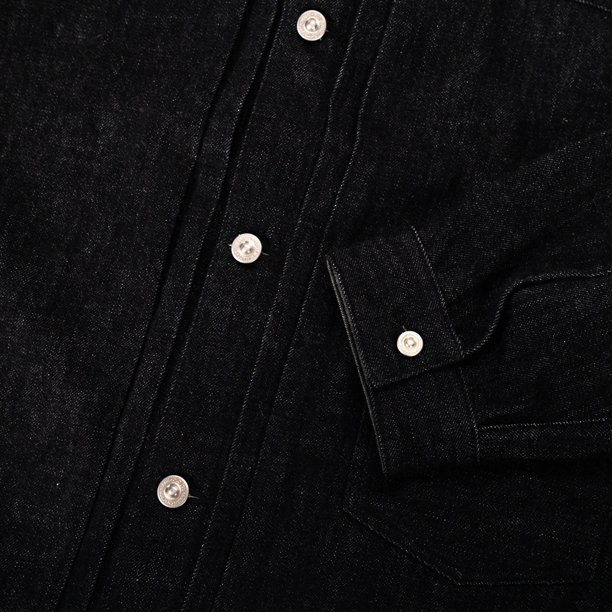 One Pocket Jean Jacket Black