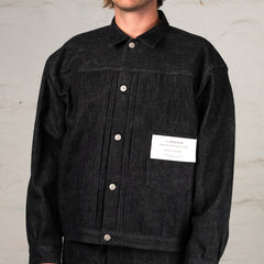 One Pocket Jean Jacket Black