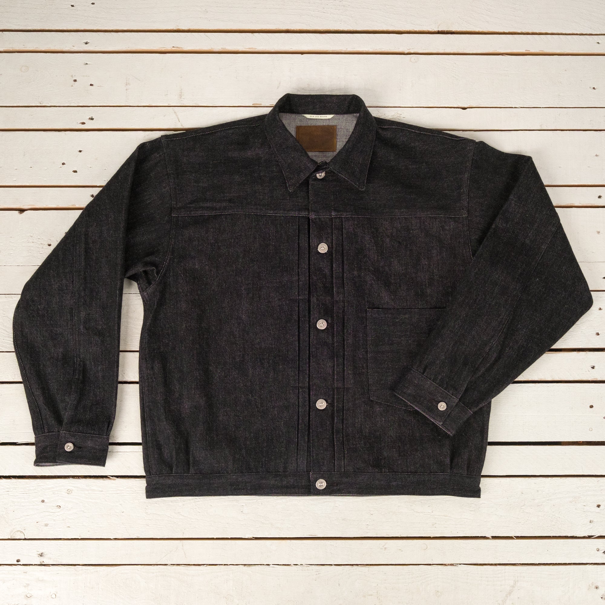 One Pocket Jean Jacket Black
