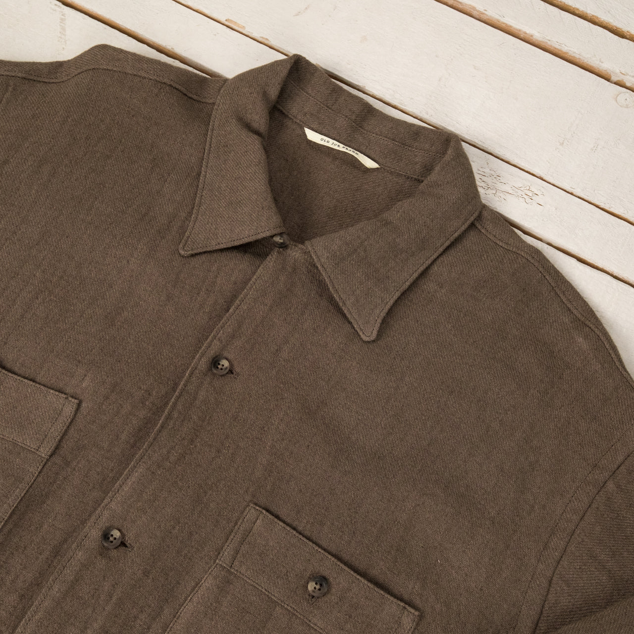 Gathered Waist Marlboro Shirt Dune