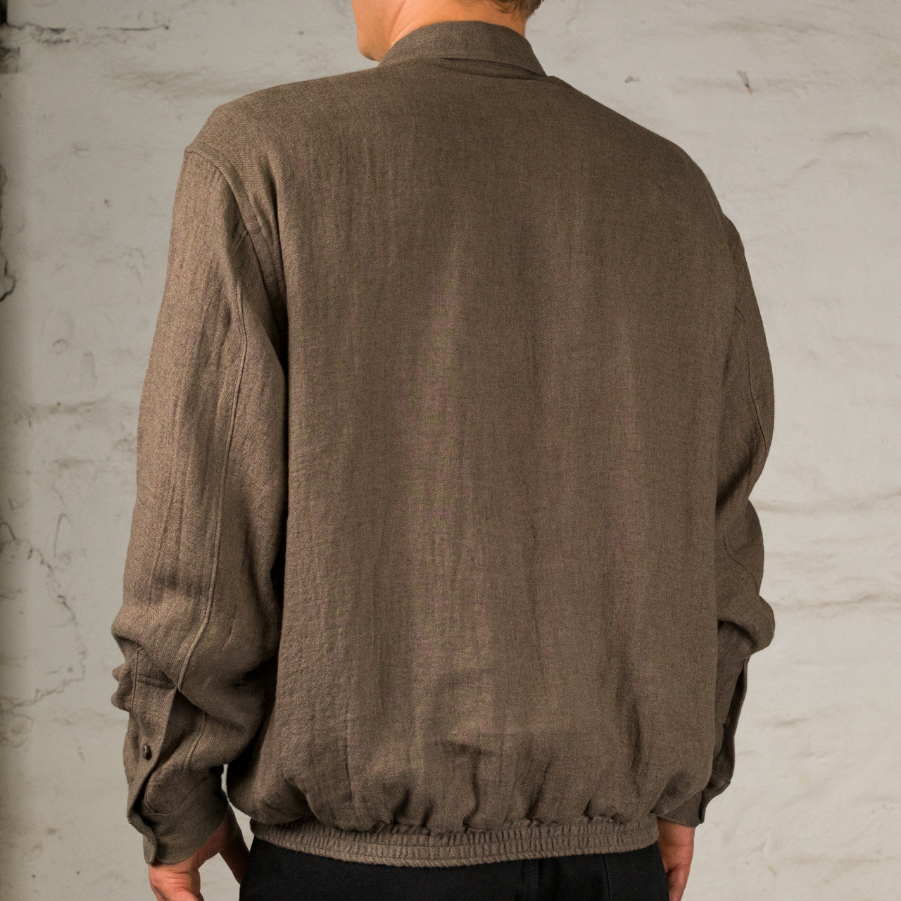 Gathered Waist Marlboro Shirt Dune