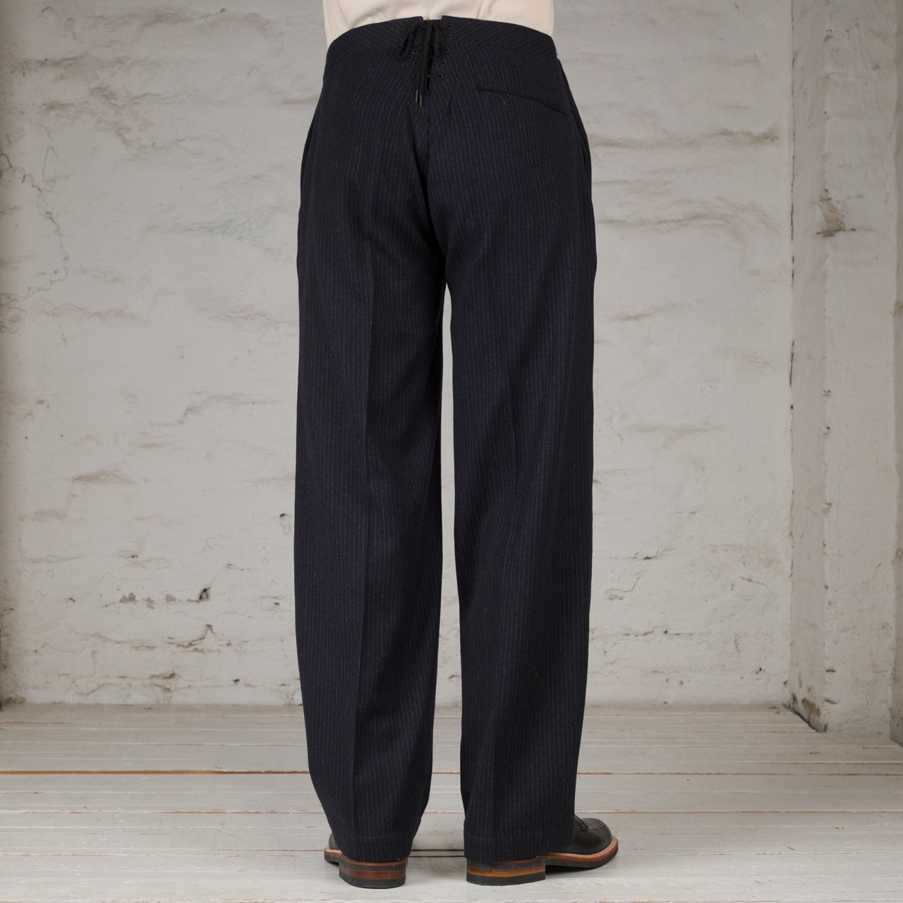 Laced Back Sailor Trousers