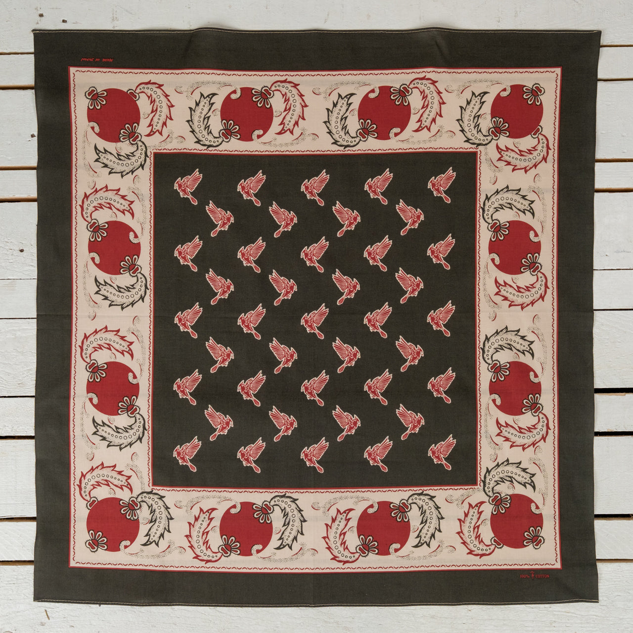 Bandana "Cardinal" 70x70 Sumi