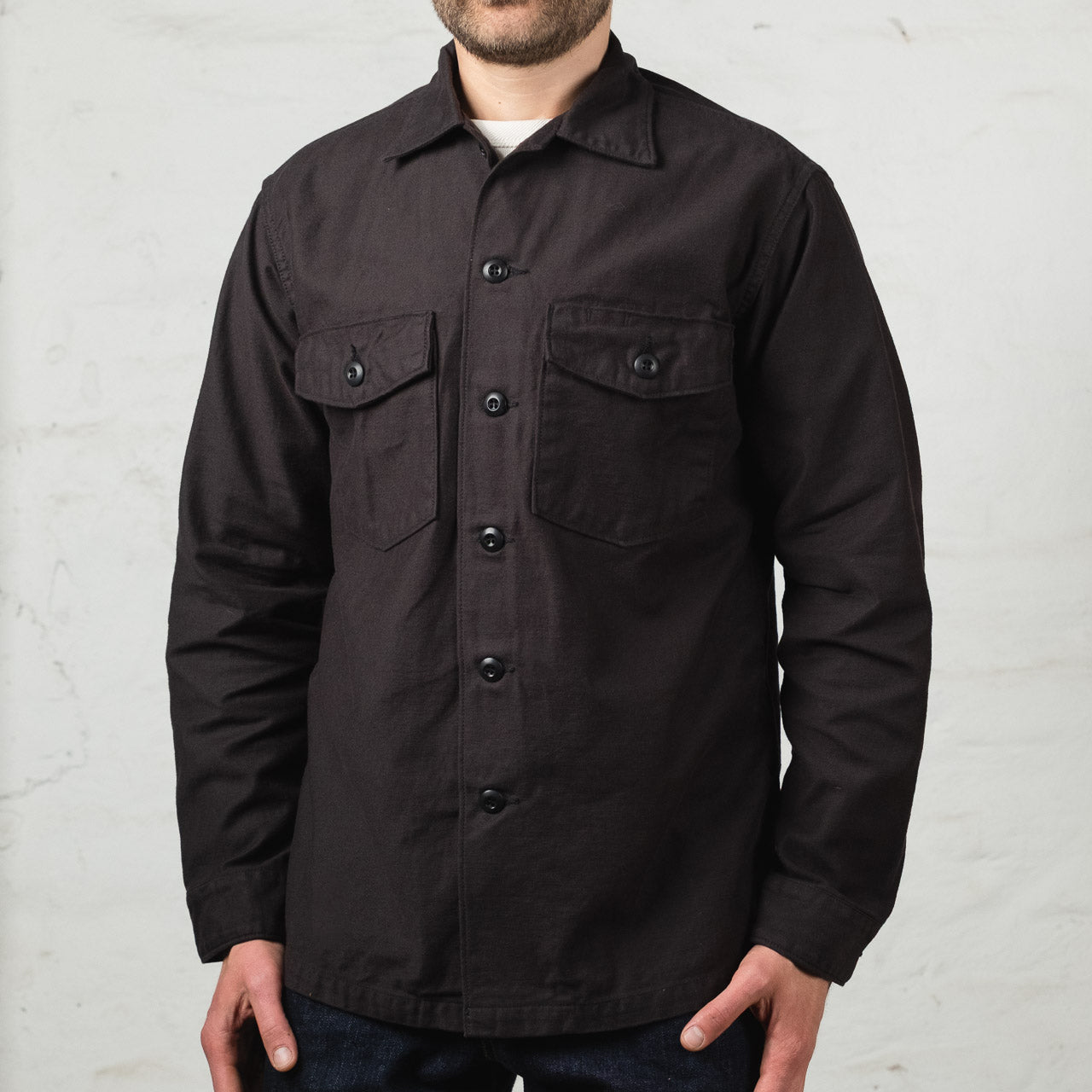 US Army Fatigue Shirt Schwarz