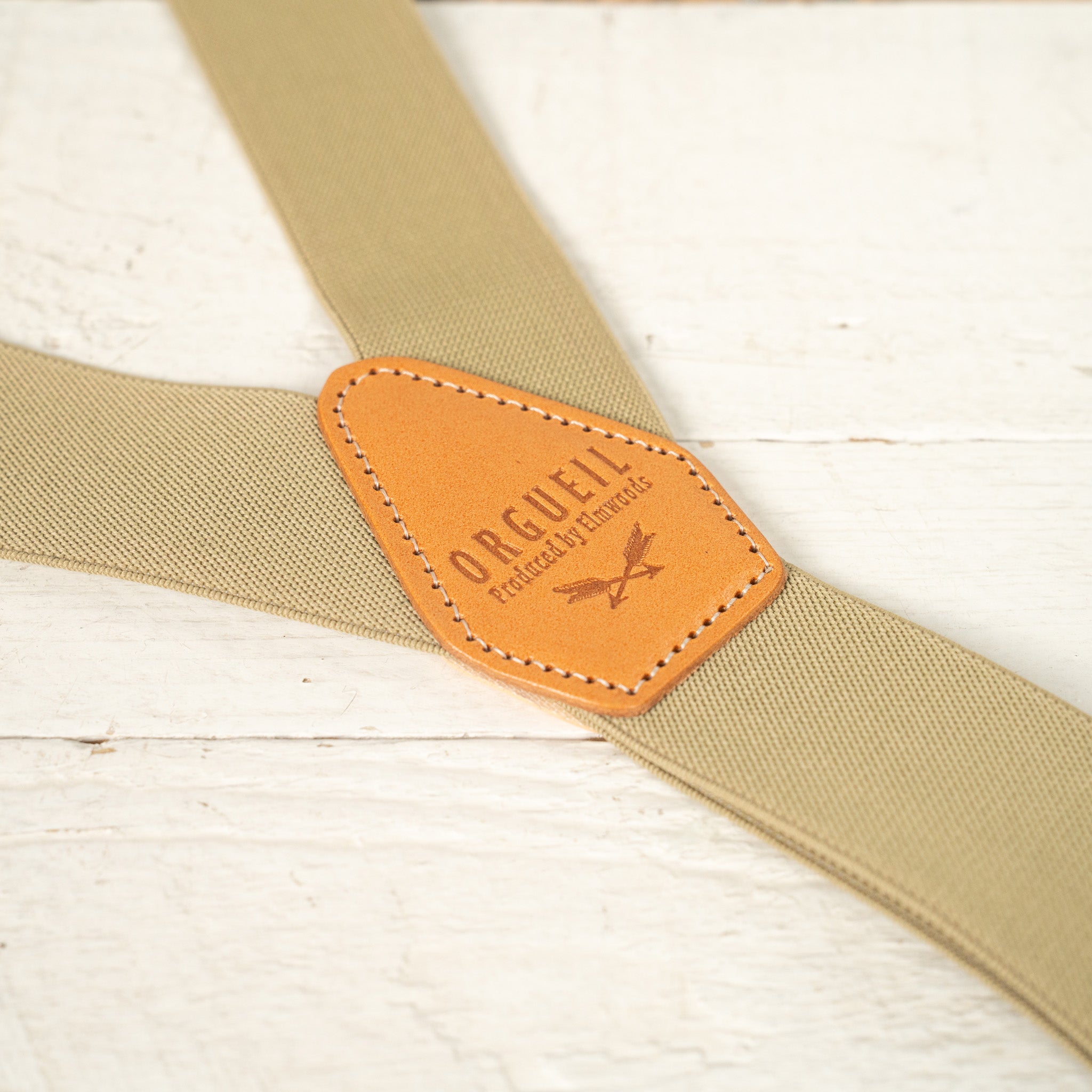 Hosenträger Beige