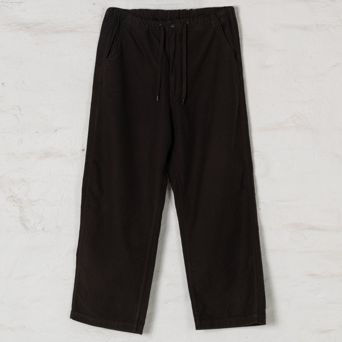 Wide Fit New Yorker Brushed Trousers Coffee Brown