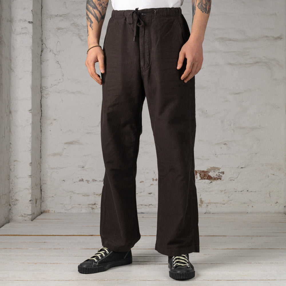 Wide Fit New Yorker Brushed Trousers Coffee Brown