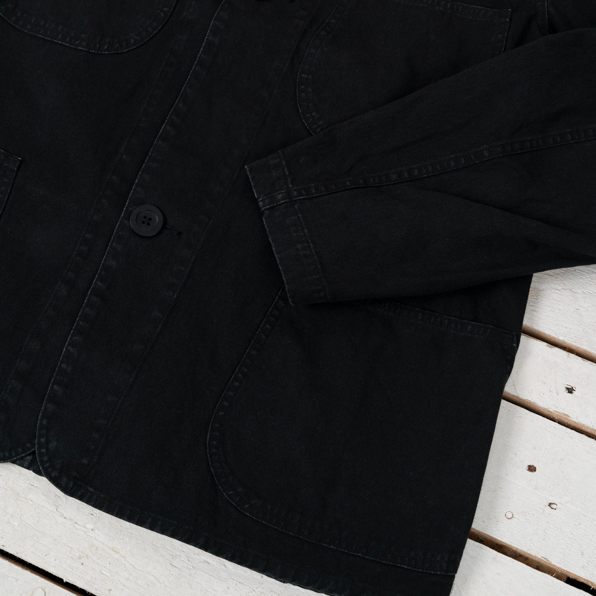 1930s Canvas Hunting Jacket Black