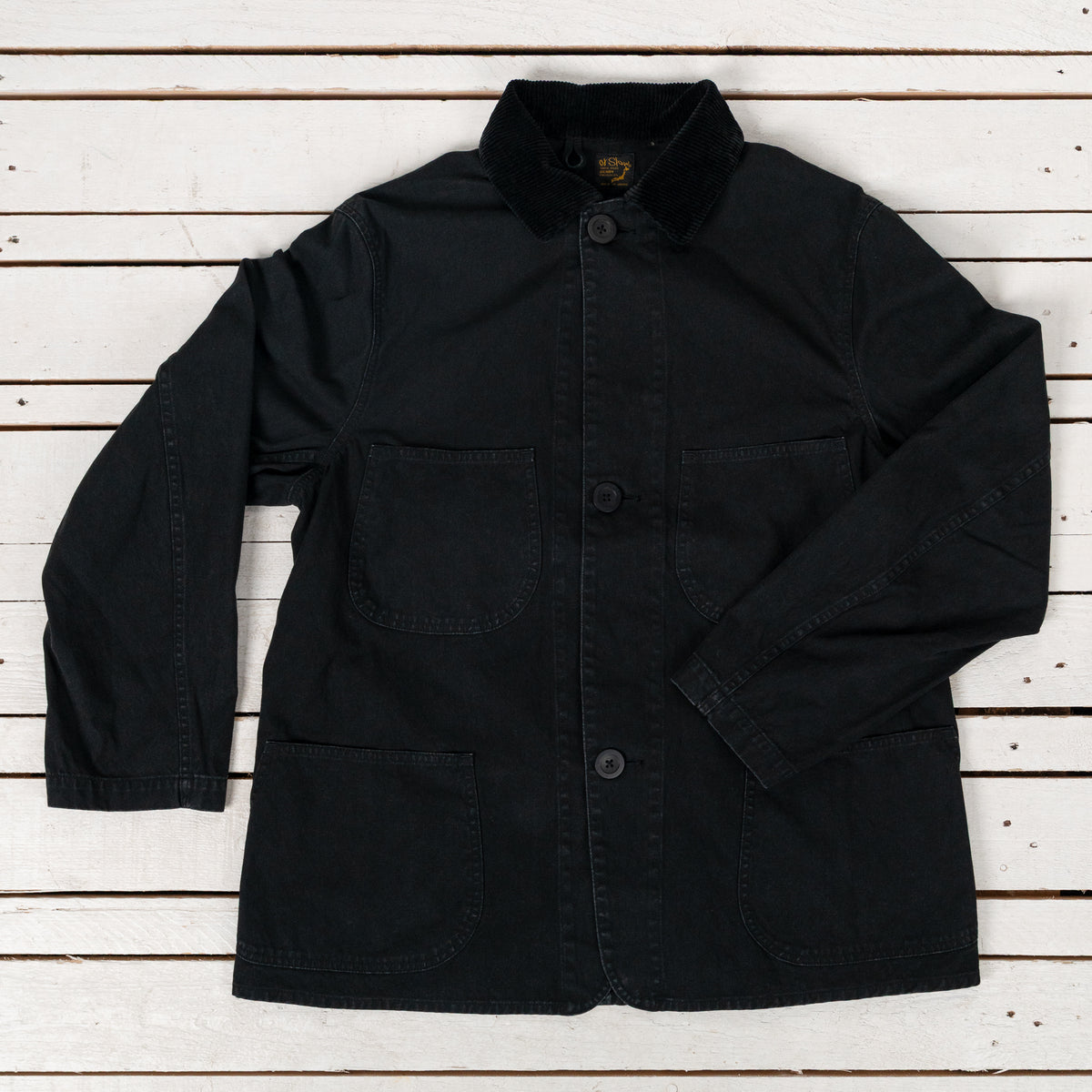 1930s Canvas Hunting Jacket Black