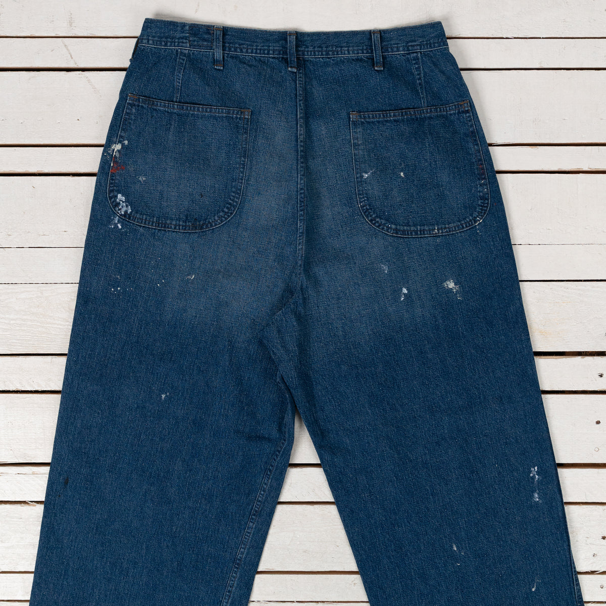 WWII 40's U.S. Navy Wide-Fit Utility Trousers Painted