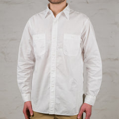 Chambray Work Shirt White