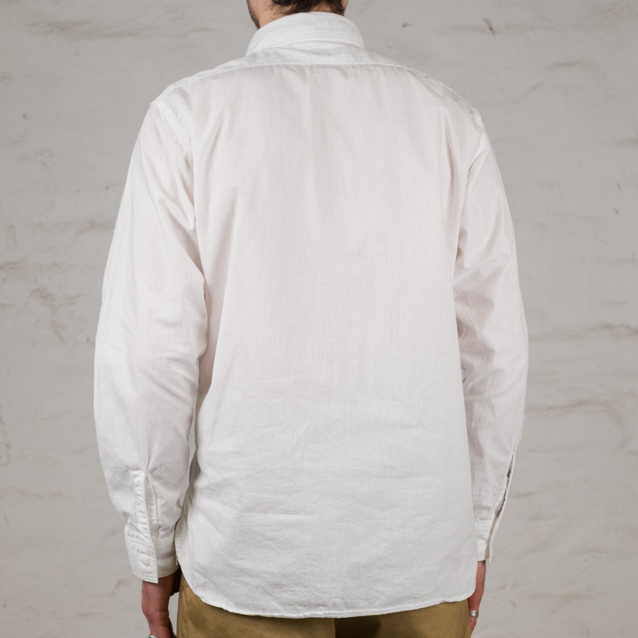 Chambray Work Shirt White