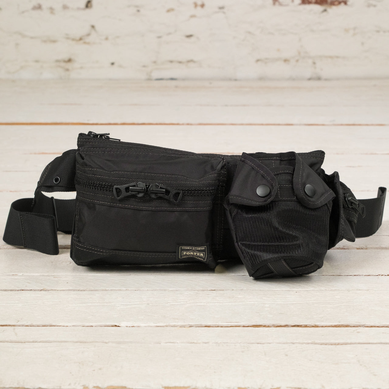 Pochette de ceinture noire