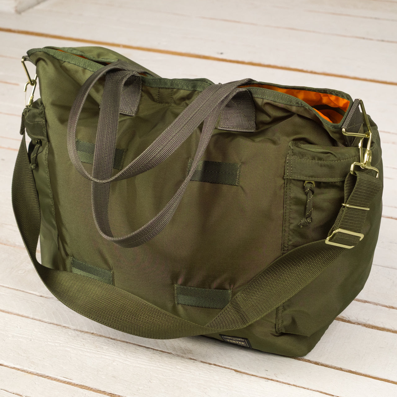 Force 2Way Tote Bag Olive