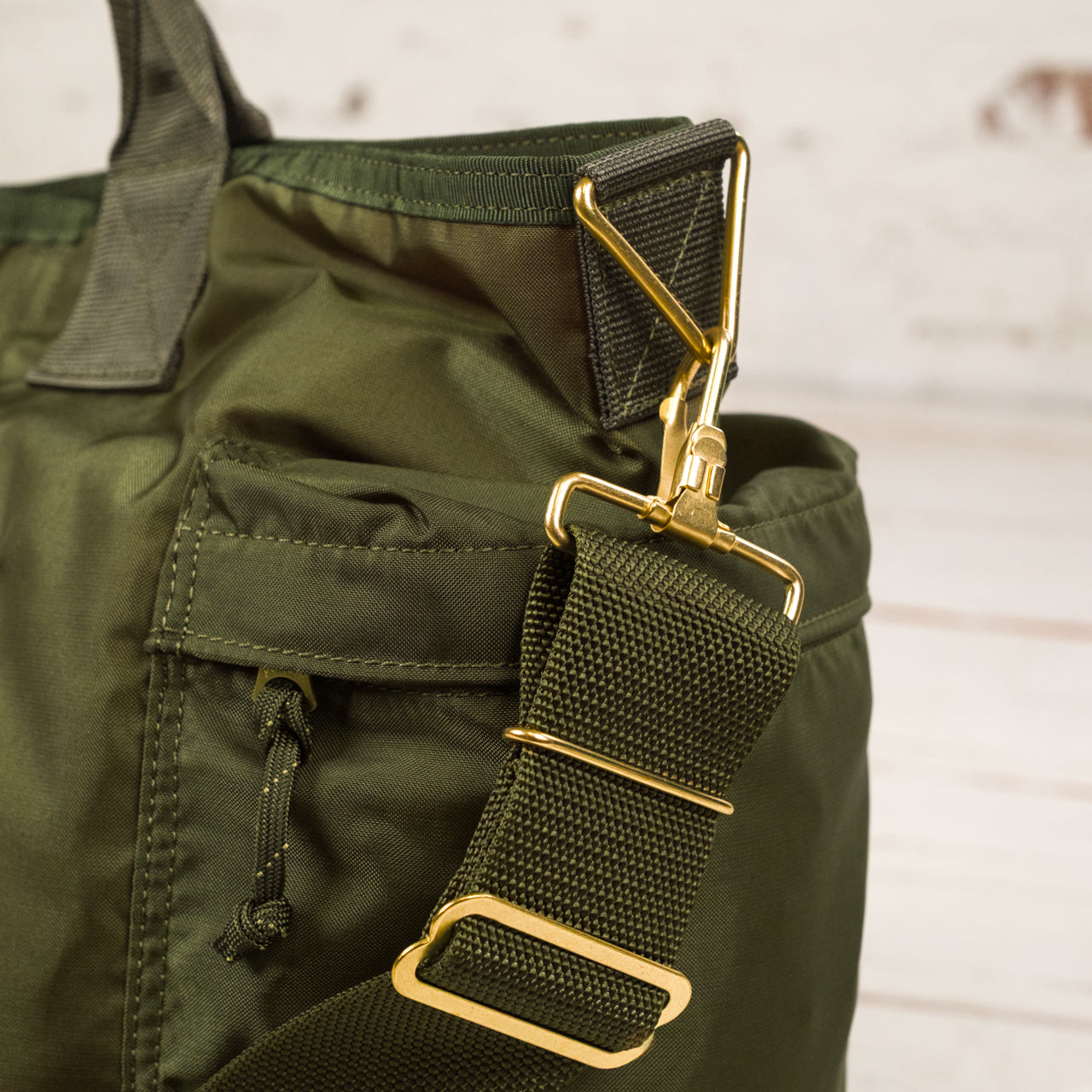 Force 2Way Tote Bag Oliv