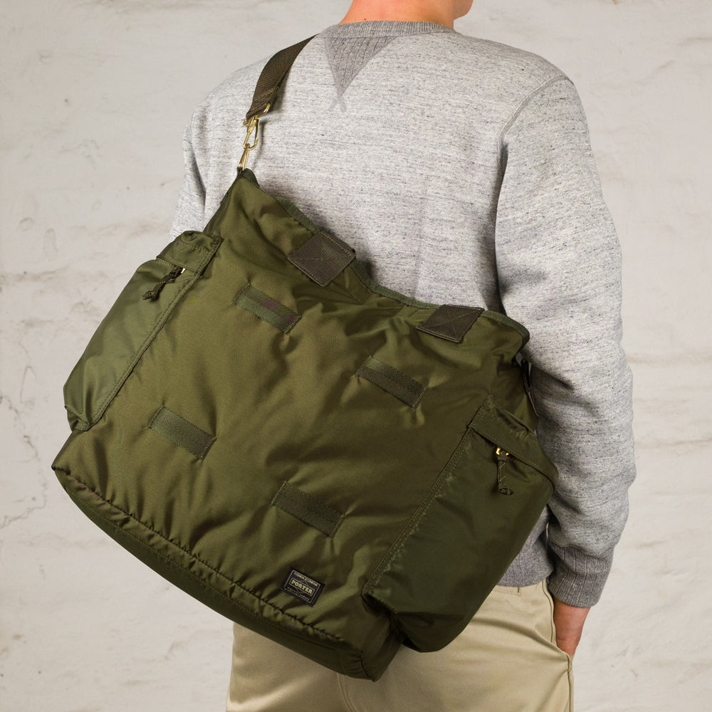 Force 2Way Tote Bag Oliv
