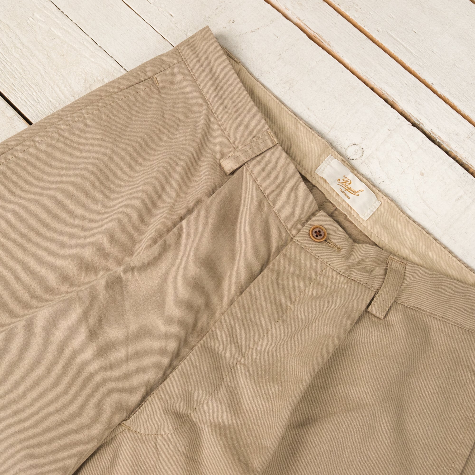 Italian Chino Trousers Beige