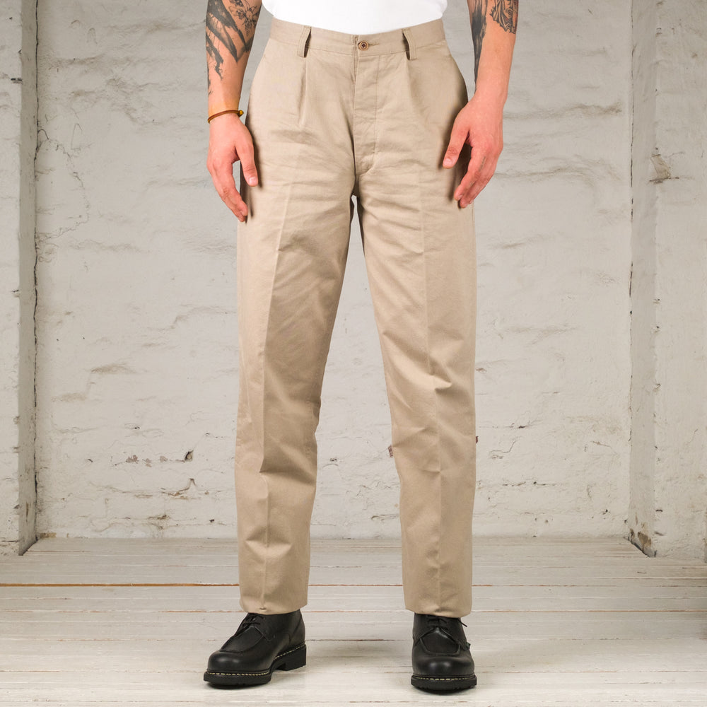 Italian Chino Trousers Beige