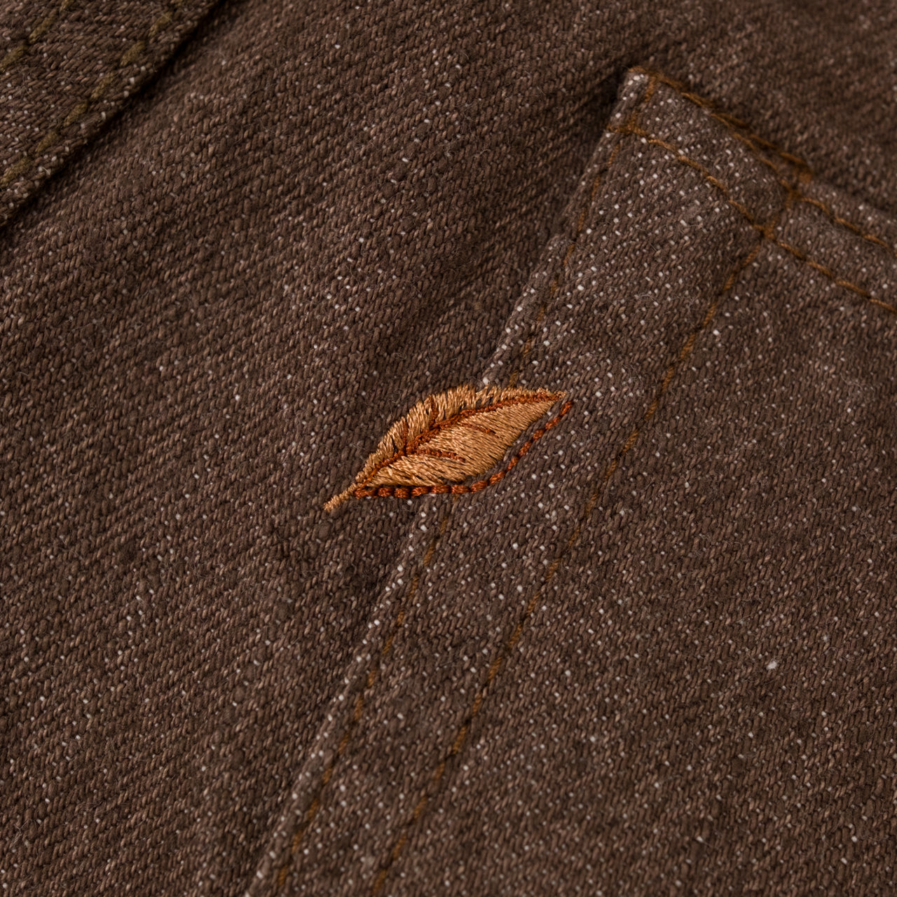 14 oz. Brown Warp Selvedge Relaxed Tapered