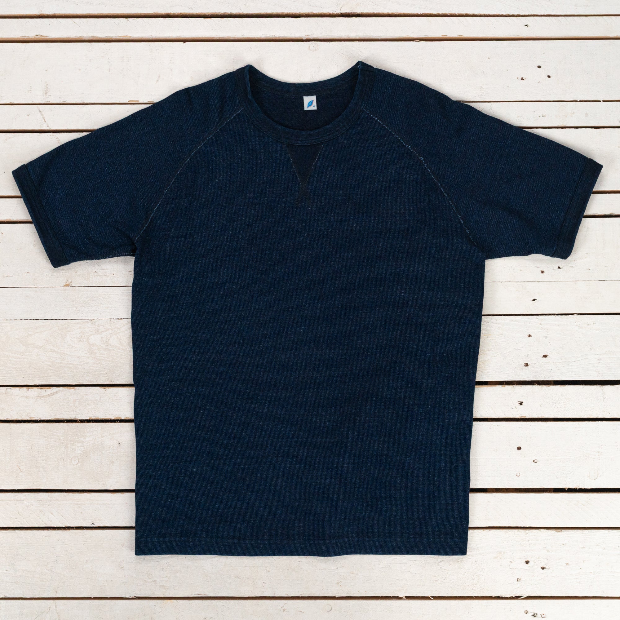 Super Heavyweight Jersey Raglan T-Shirt Indigo