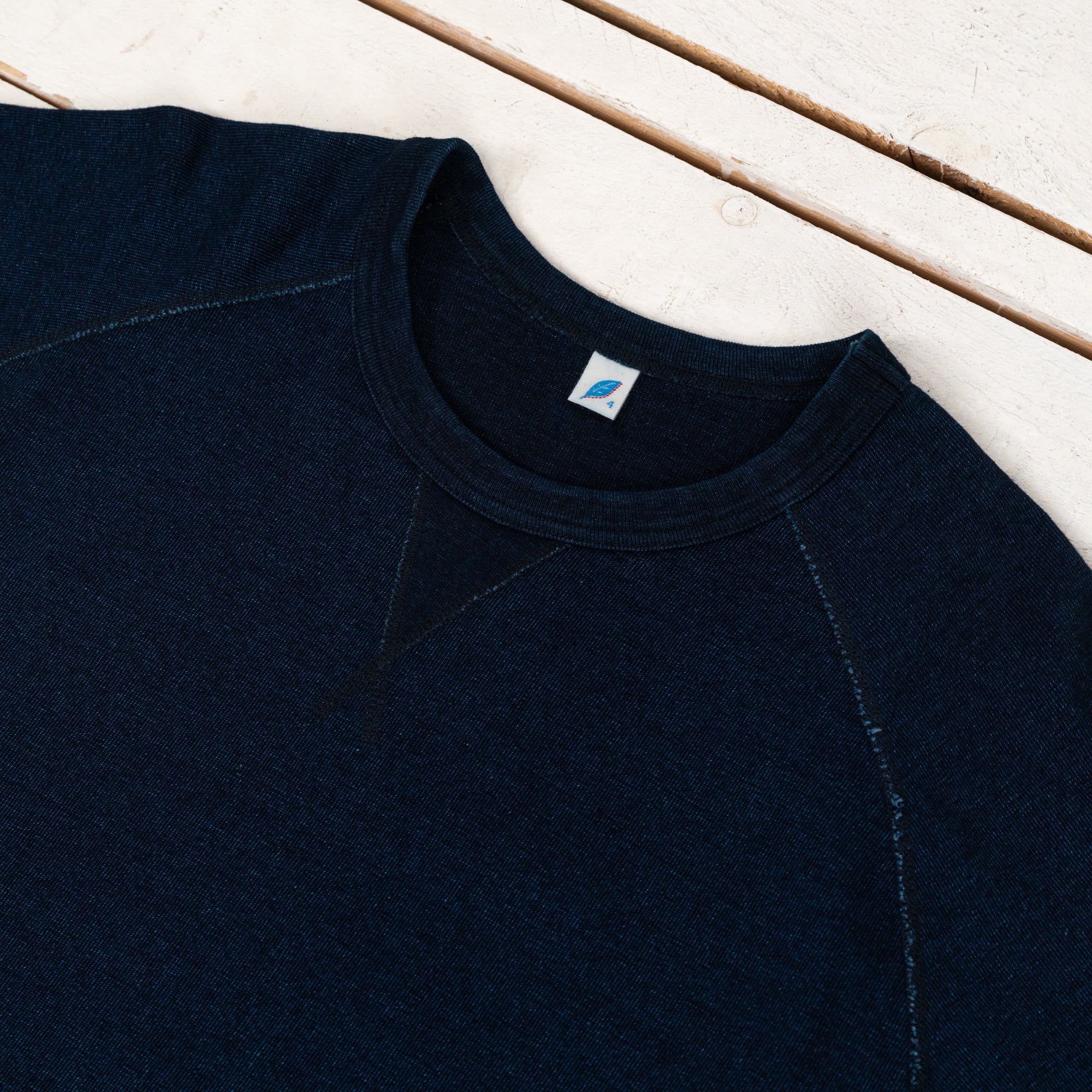 Super Heavyweight Jersey Raglan T-Shirt Indigo