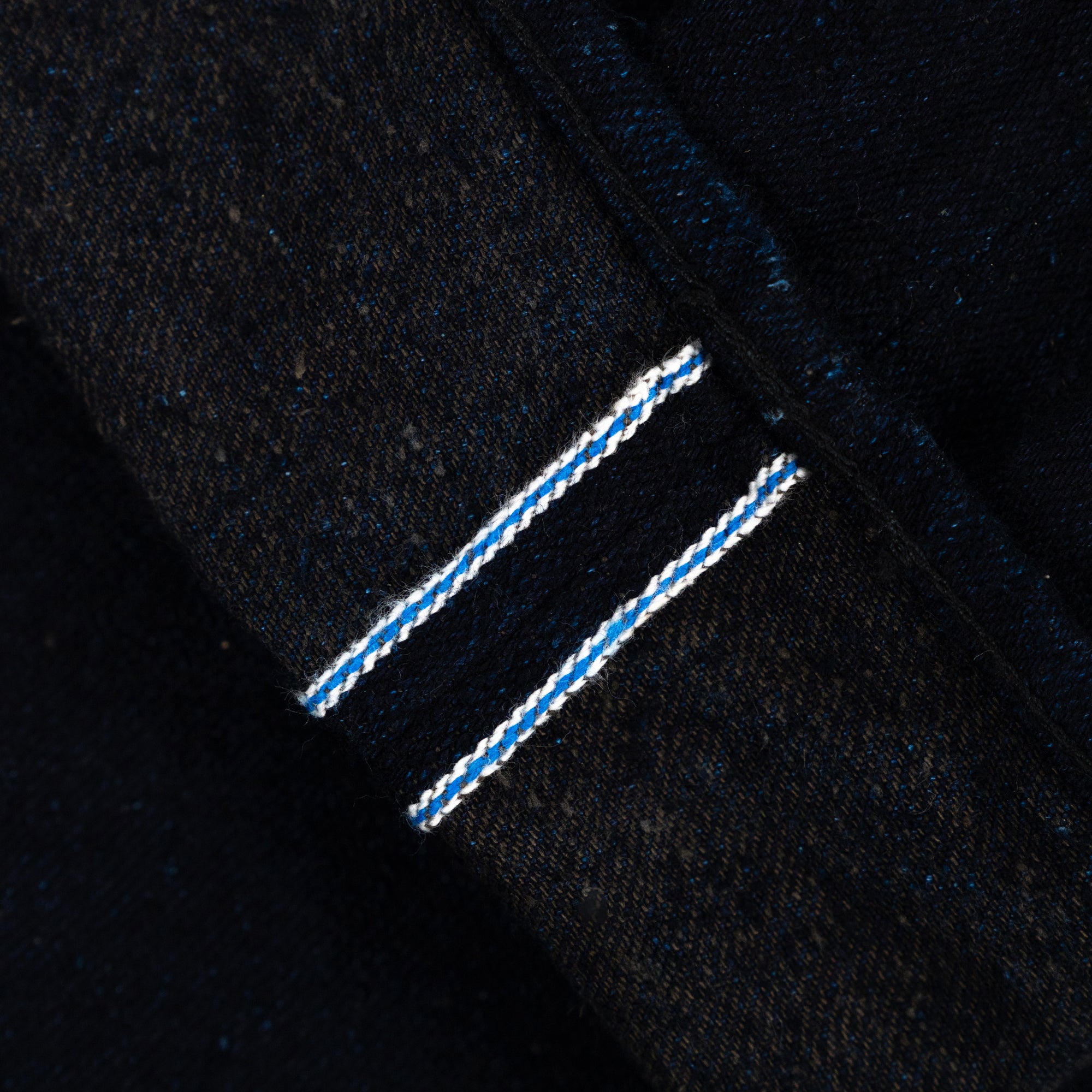 DNP-019-IDS 16 oz. Double Nep Relaxed Tapered Indigo x Sumi