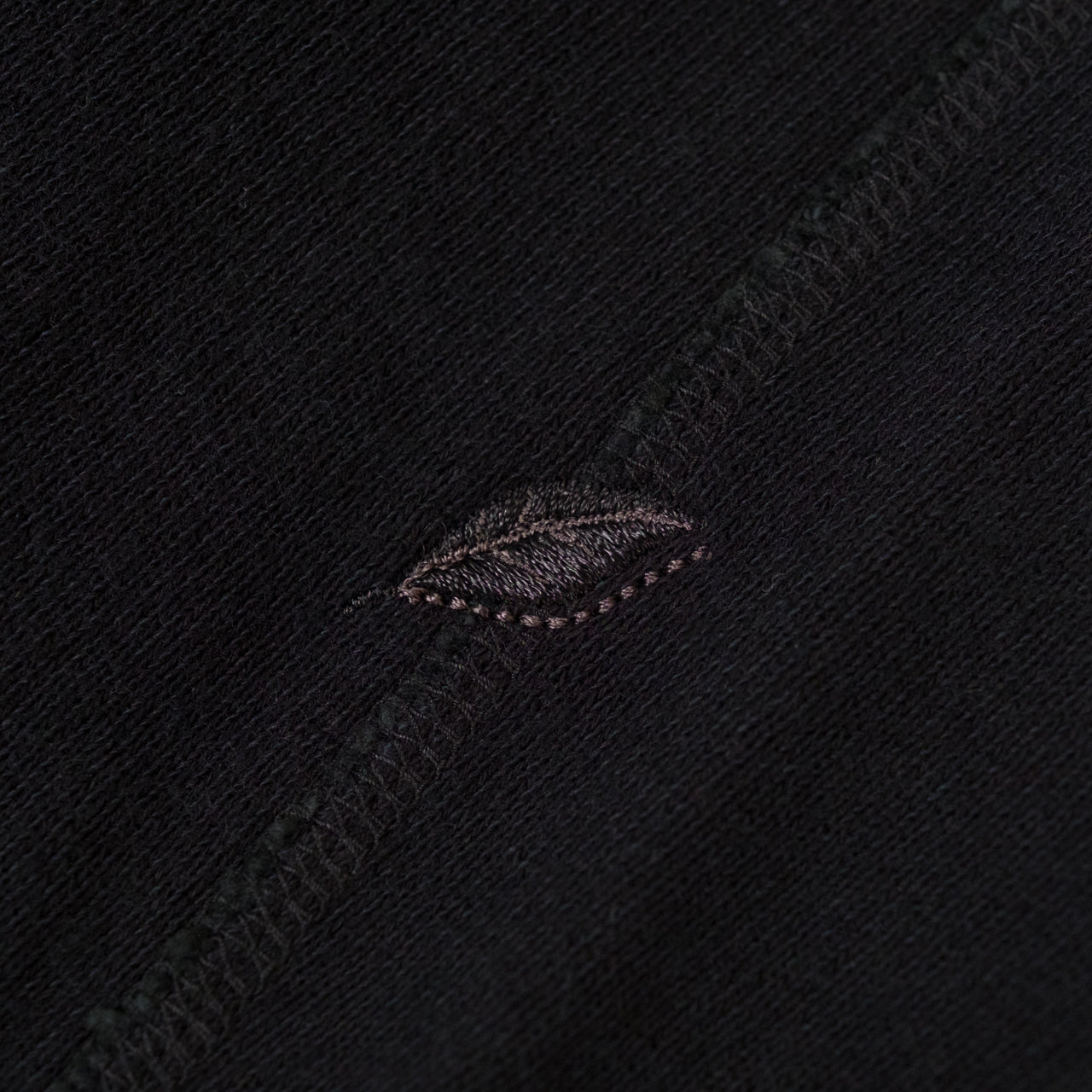 Knitted Sweatshirts Indigo Overdyed Black